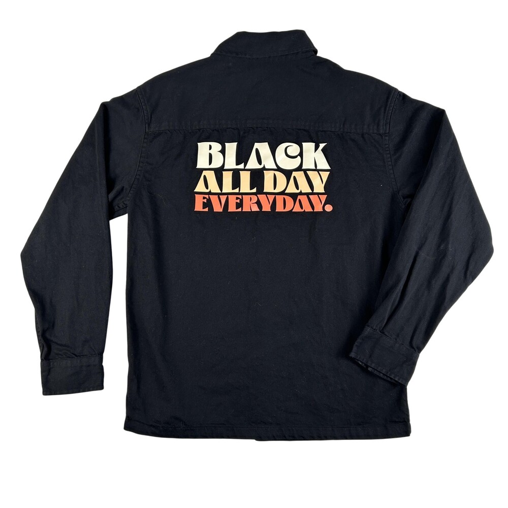 Target Black History Month Shirt Mens XS Black All Day Everyday Button Up